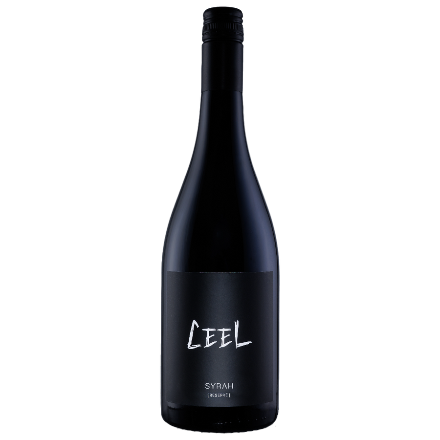 Ceel Syrah Reserve 2023 – schwarze Waldbeeren, Pfeffer, Oliven, elegant, würzig, Holznote