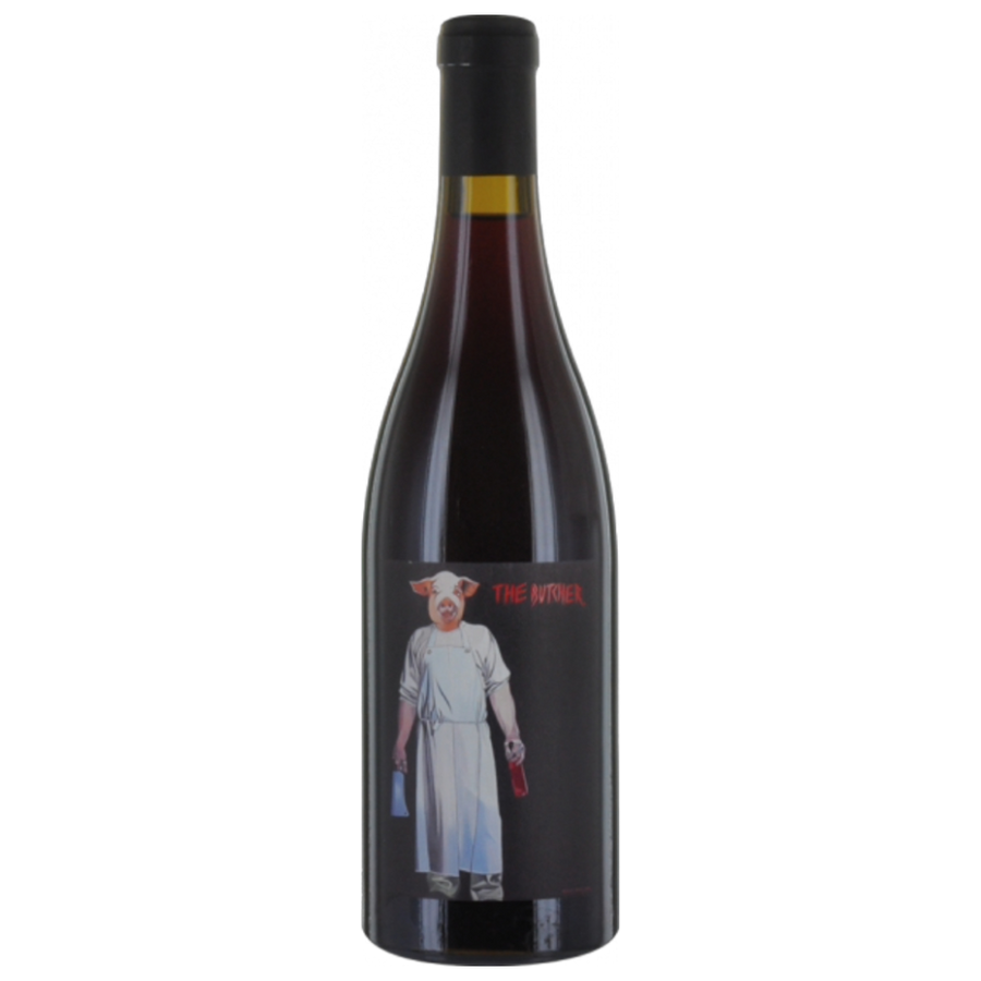 Weingut Schwarz The Butcher Pinot Noir 2022 - österreichischer Pinot Noir mit Pflaumenfrucht, Hibiskus-Noten und mineralischem Nachhall