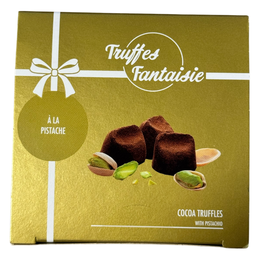 Guyaux Truffes à la Pistache – cremiges Kakaokonfekt mit Pistazie