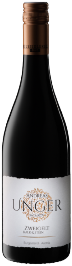 Unger Andreas, Zweigelt Kalk&Stein 2023, 0,75 l