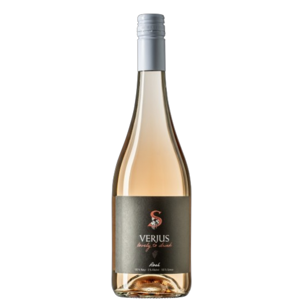 Steininger Verjus Rosé 0,75 l alkoholfrei Zweigelt Ribisel Rhabarber Pink Grapefruit spritzig