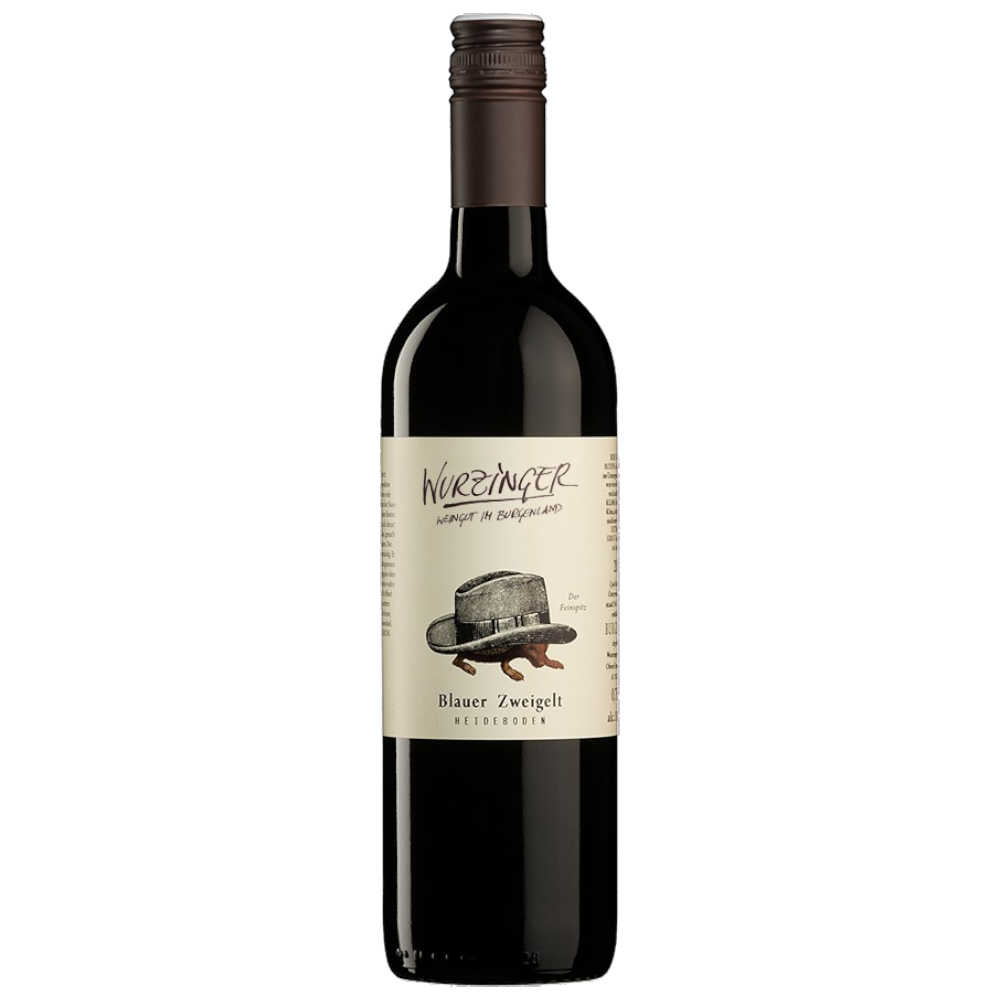Wurzinger Blauer Zweigelt Heideboden 2025 0,75 l rubinrot Herzkirsche Brombeeren
