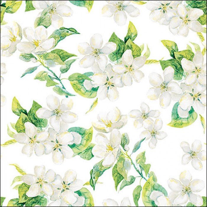 Ambiente, Cherry blossom grey - Servietten 33 x 33 cm - Weinatelier Agnes