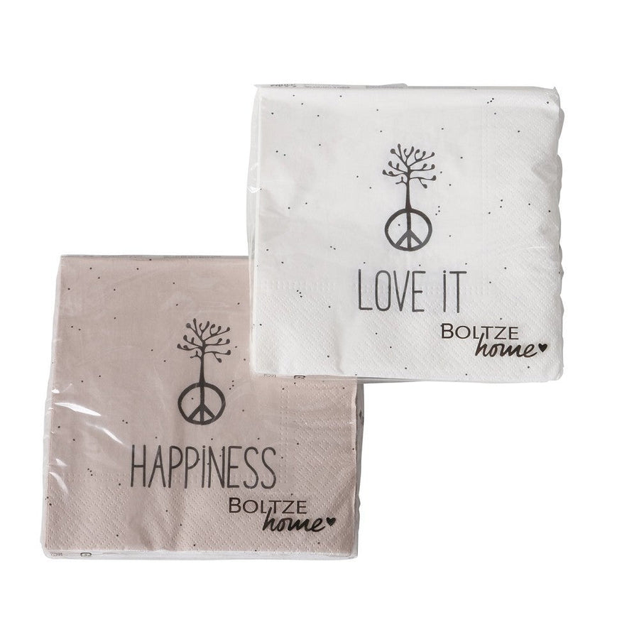 BOLTZE home, Servietten Plantpeace, 20 tlg. - Weinatelier Agnes