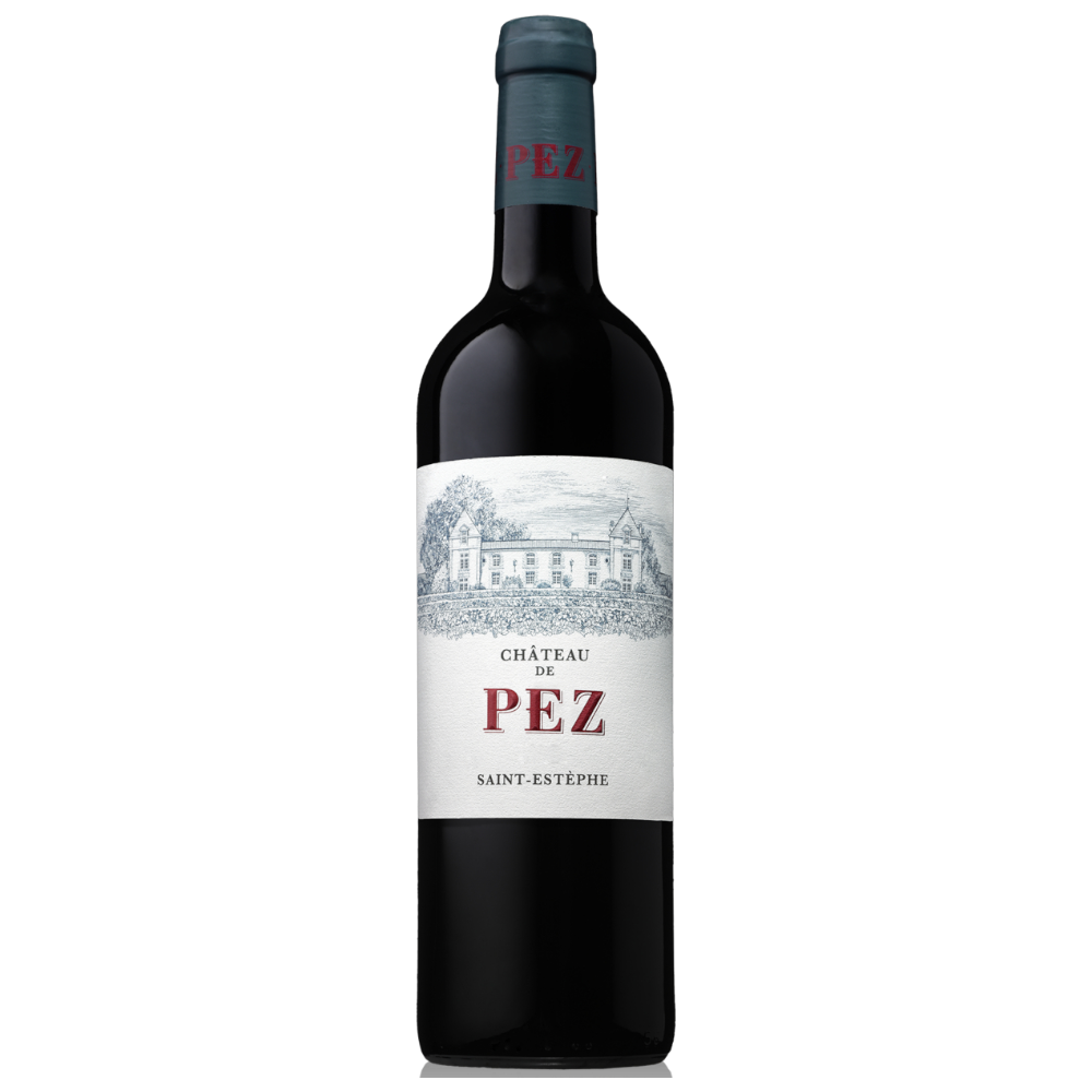 Chateau de Pez Saint-Estephe Le Grand Vin 2018 - französischer Bordeaux-Rotwein aus Saint-Estèphe mit 49% Cabernet Sauvignon und 49% Merlot
