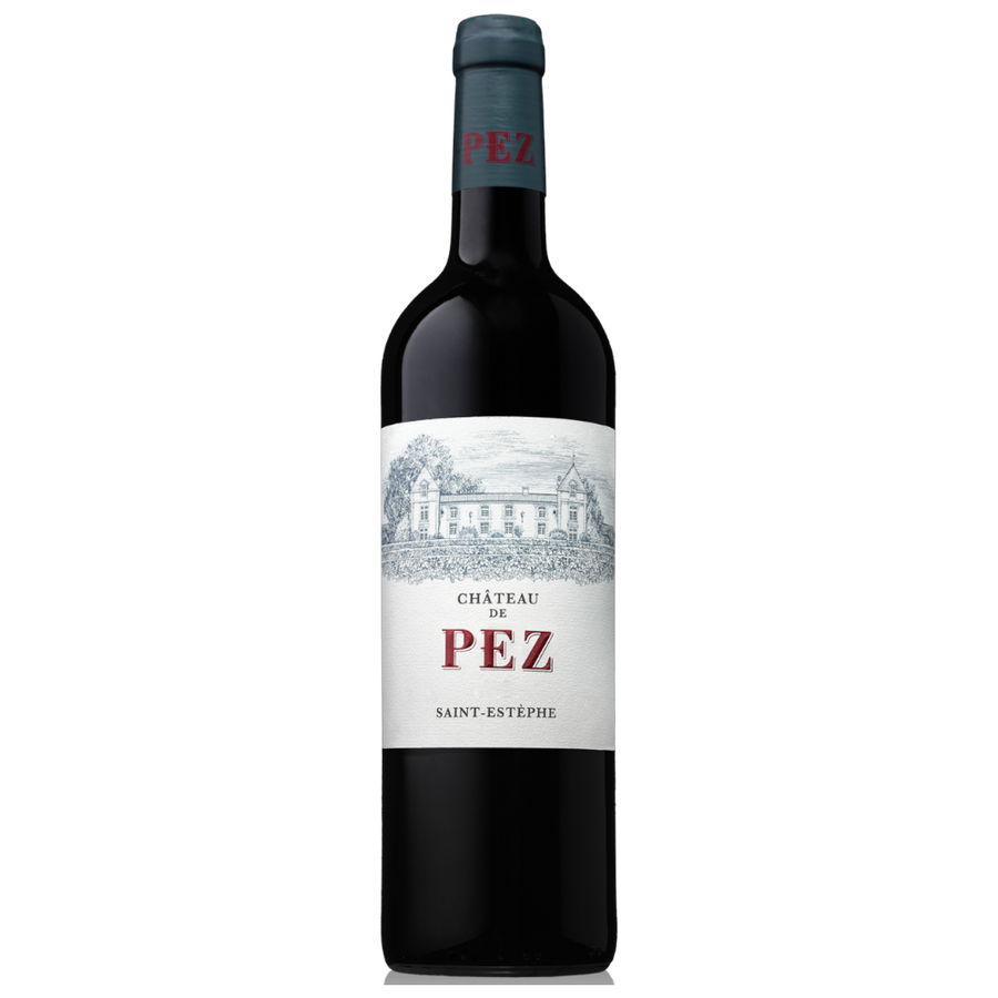Chateau de Pez Saint-Estephe Le Grand Vin 2018 - französischer Bordeaux-Rotwein aus Saint-Estèphe mit 49% Cabernet Sauvignon und 49% Merlot