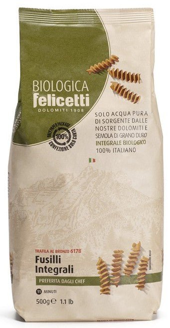 Felicetti, Biologica Fusilli Integrali 6178, 500g - Weinatelier Agnes