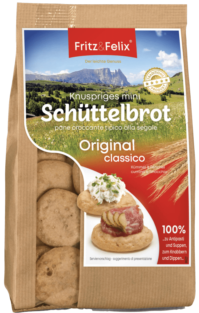Fritz & Felix, Mini Schüttelbrot Original, 125g - Weinatelier Agnes