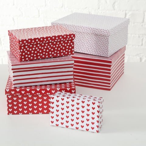 Geschenkbox Lola, Rechteck, H 6,50 cm, Papier - Weinatelier Agnes