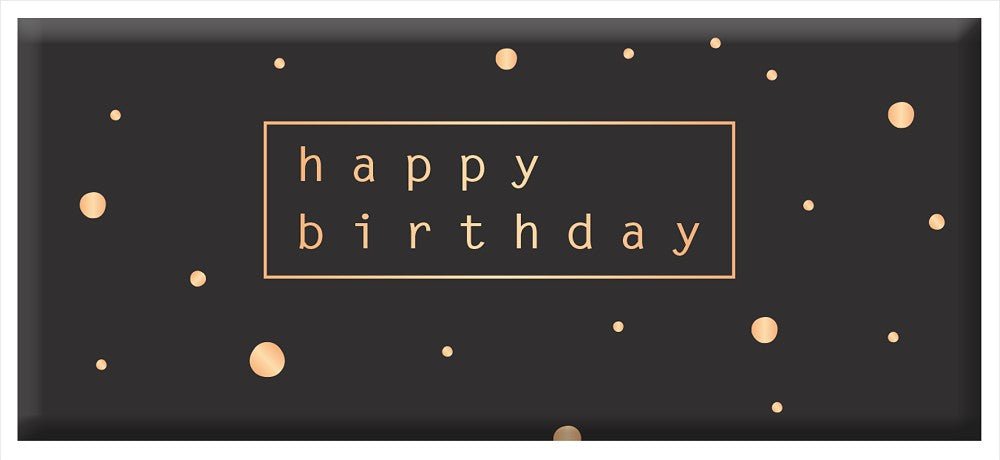 Grafik Werkstatt, happy birthday Schokolade, 30g - Weinatelier Agnes