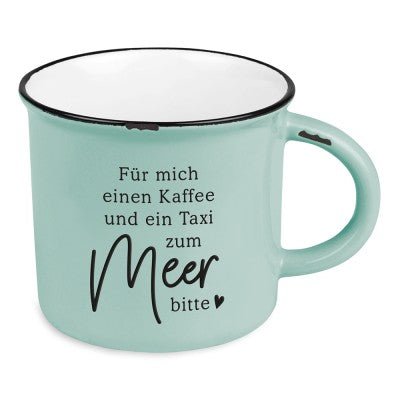 Grafik Werkstatt, Vintage - Becher Maritim - Weinatelier Agnes