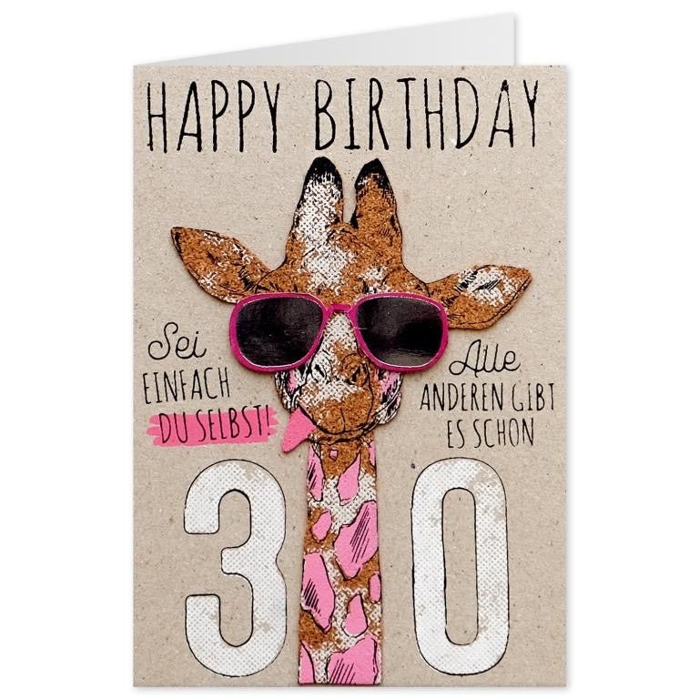 GRUSS & CO, Die Korkkarte »17« Happy Birthday - Weinatelier Agnes