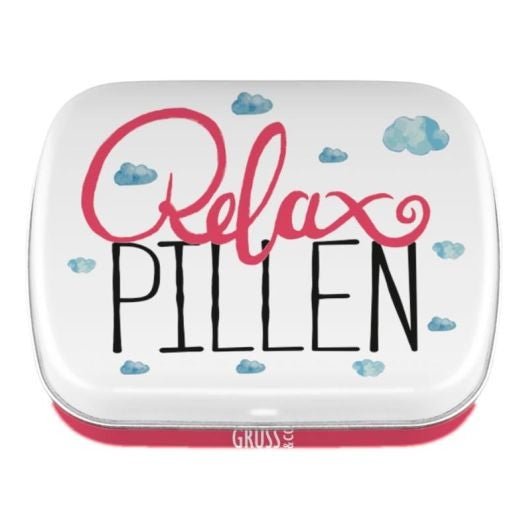 GRUSS & CO, Mintdose 58343 Motiv »Relax Pillen« - Weinatelier Agnes