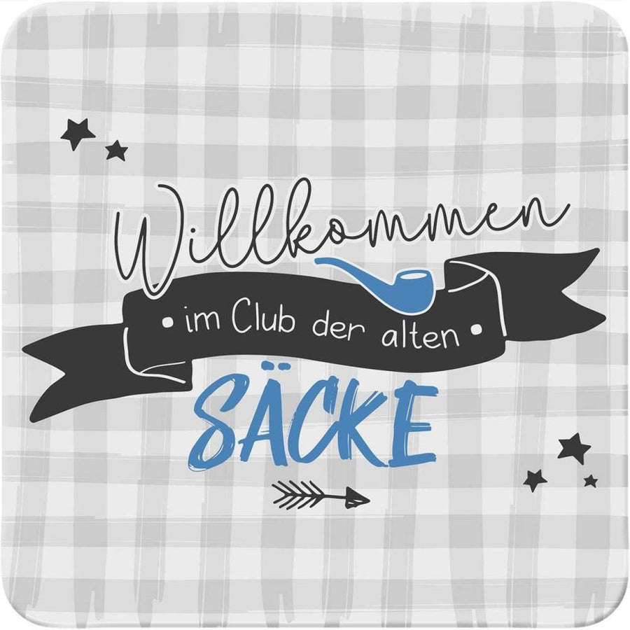 GRUSS & CO, Untersetzer 46681 »Willkommen im Club ...« - Weinatelier Agnes