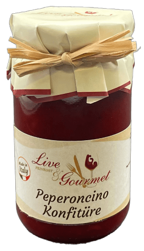 Live & Gourmet, Peperoncino Konfitüre, 220g - Weinatelier Agnes