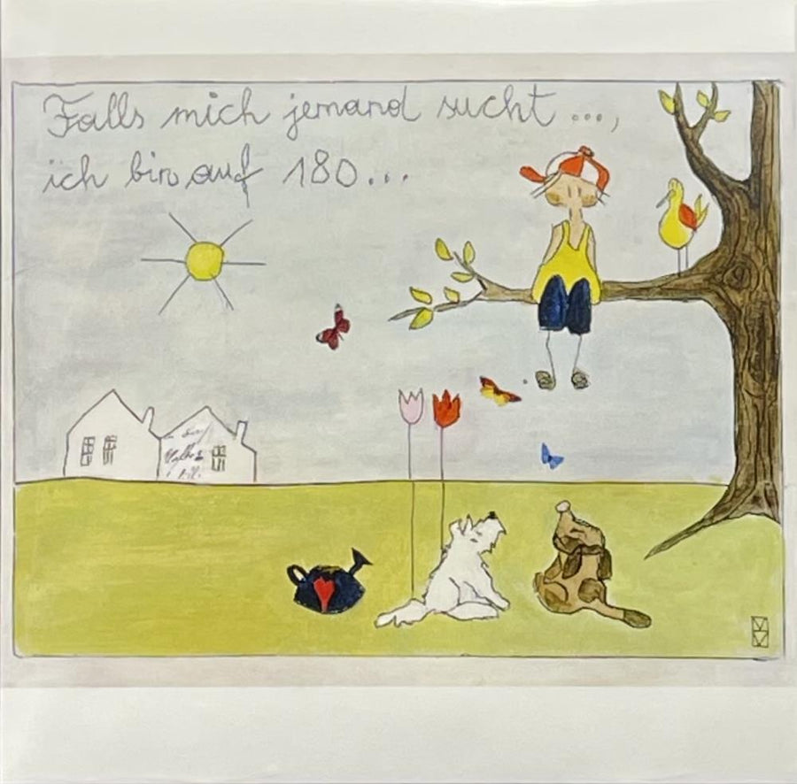 Michaela Mara, Kunstbillet Klappkarte BQ10MA1164 - Weinatelier Agnes