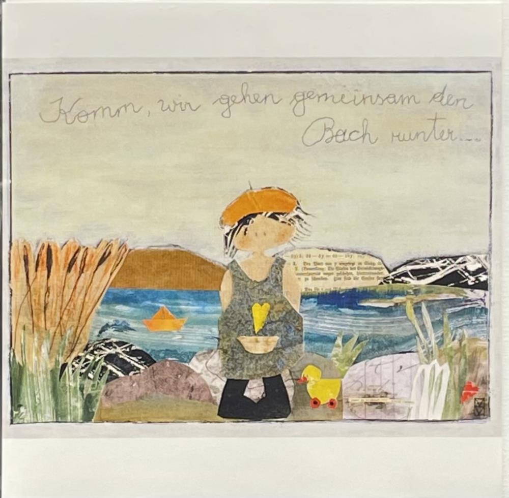 Michaela Mara, Kunstbillet Klappkarte BQ10MA1179 - Weinatelier Agnes
