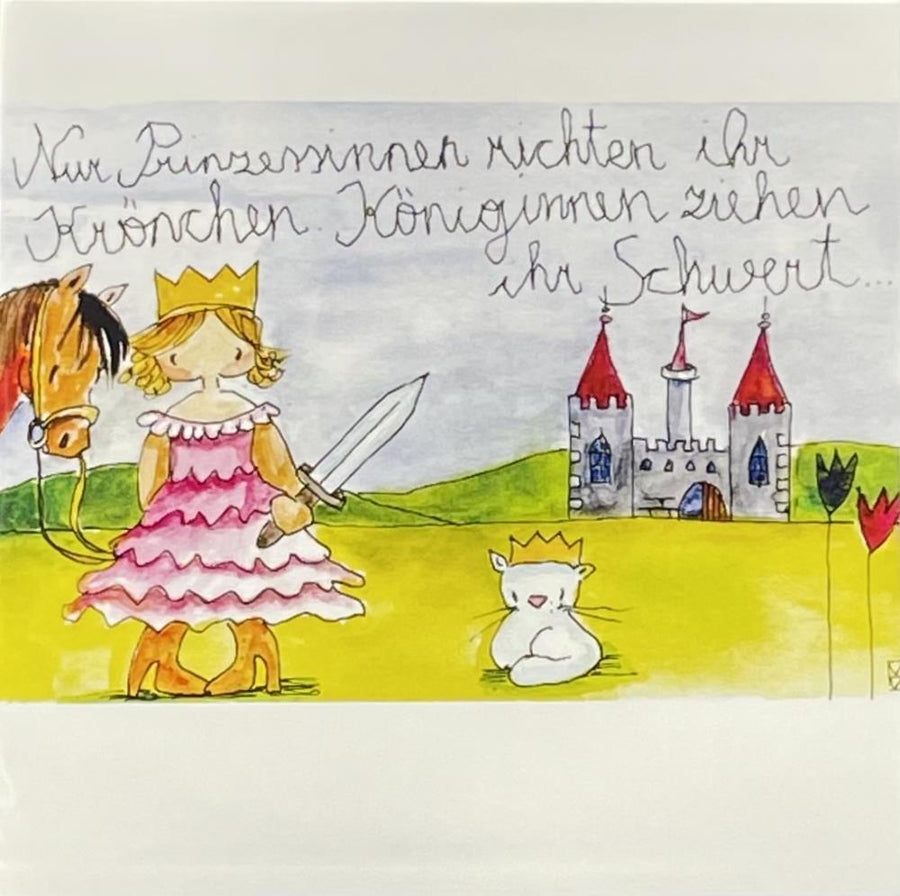 Michaela Mara, Kunstbillet Klappkarte BQ10MA1218 - Weinatelier Agnes