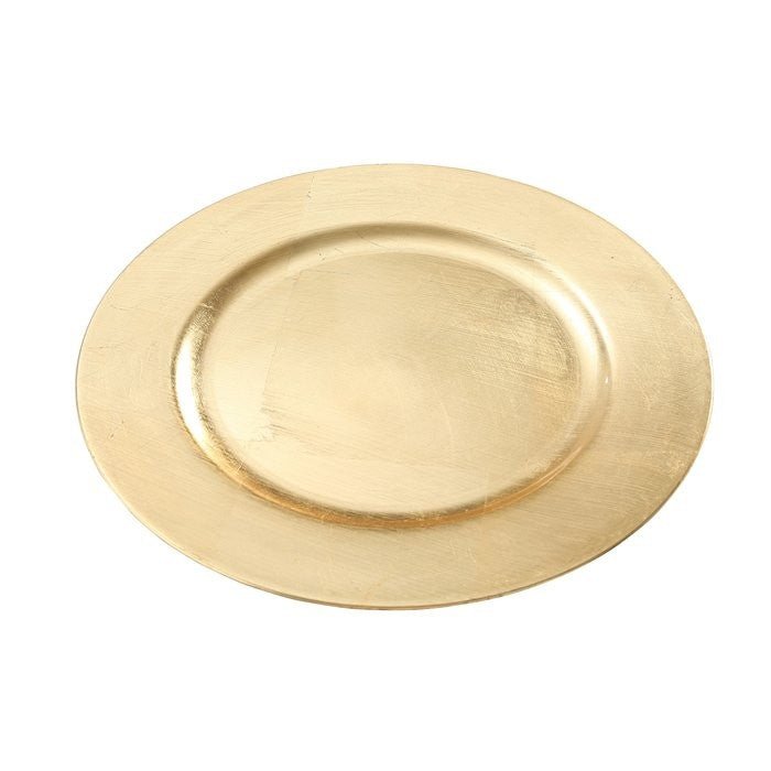 Platzteller Base, Deko, D 33,00 cm, Plastik - Weinatelier Agnes