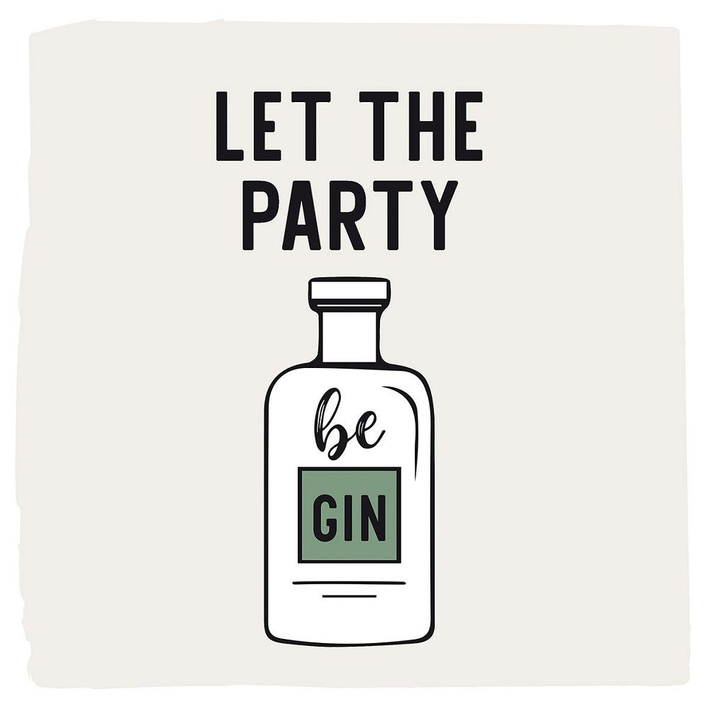 ppd, Let the Party be Gin Cocktail - Servietten 25x25 cm - Weinatelier Agnes
