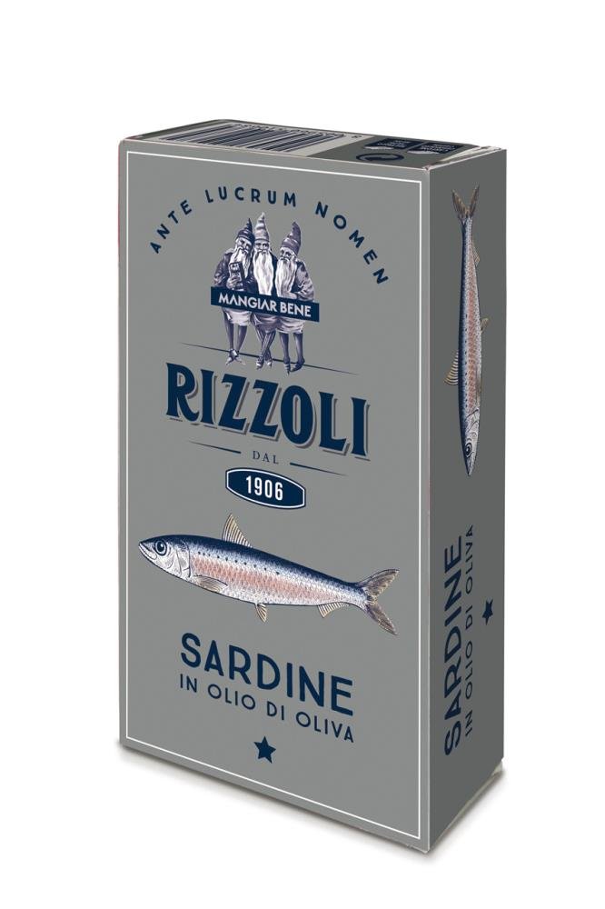 Rizzoli, Sardine in olio di oliva, 120 g - Weinatelier Agnes