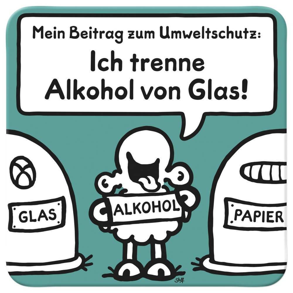 sheepworld, Untersetzer 45474 »ALKOHOL« - Weinatelier Agnes