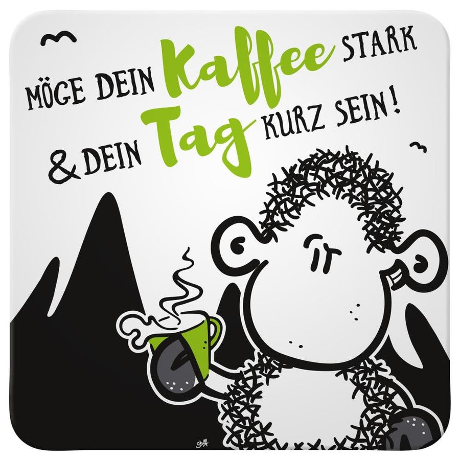 sheepworld, Untersetzer 46120 »Möge Dein Kaffee stark ...« - Weinatelier Agnes