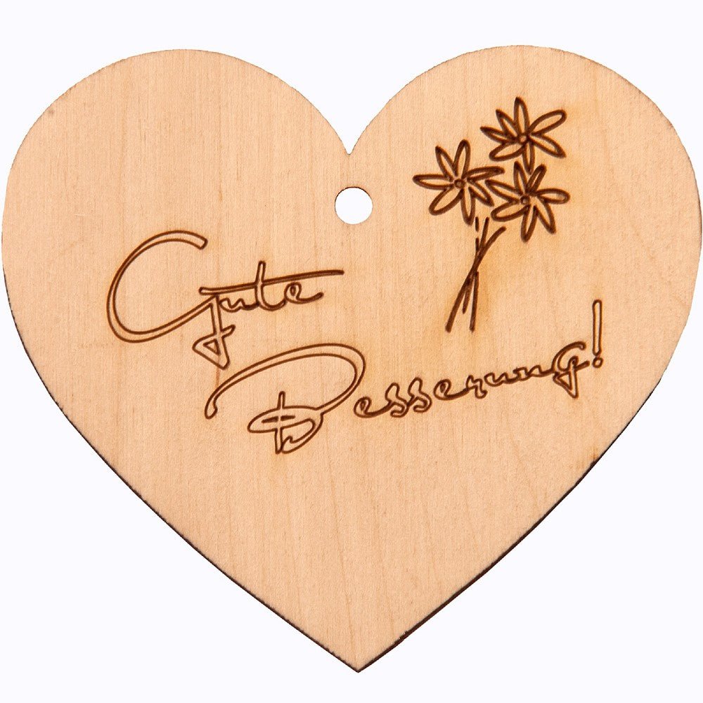 Spruchreif, Kleines Naturherz "Gute Besserung!" - Weinatelier Agnes