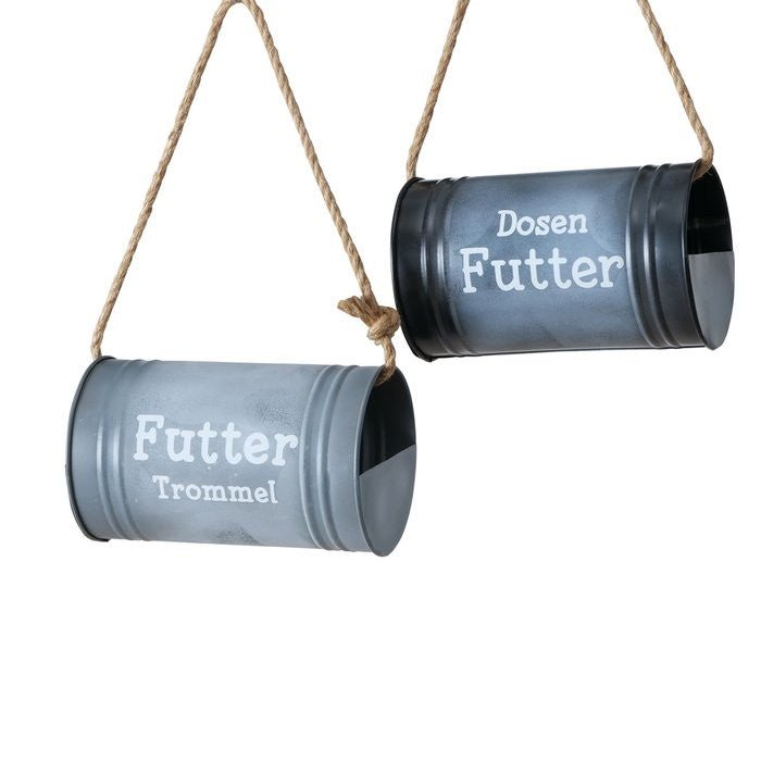 Vogelfutterstation Futter, 2 - fach sort., H 13,00 cm, Eisen - Weinatelier Agnes