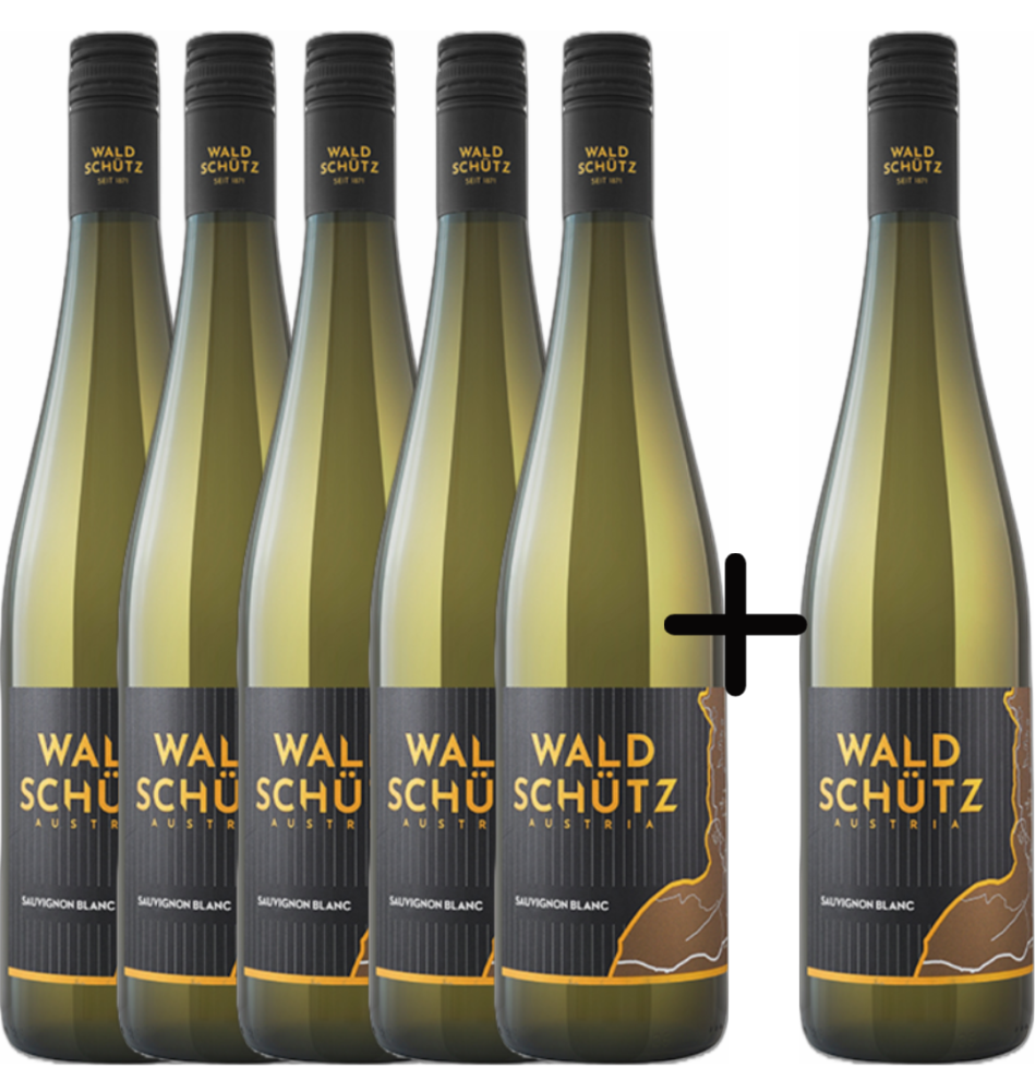 Waldschütz, Sauvignon Blanc 2021, 6 x 0,75 l