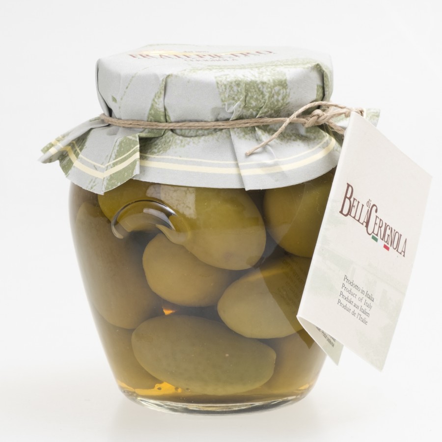 Fratepietro, Bella di Cerignola, grüne Oliven, 170 g