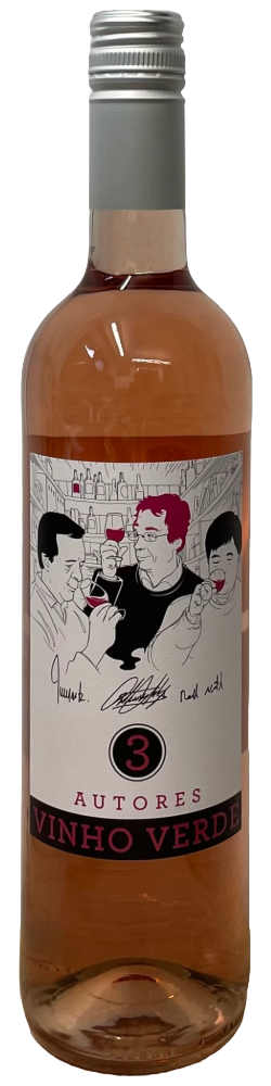 Vidigal Wines, Vinho Verde 3 Autores Rosé 2023, 0,75 l