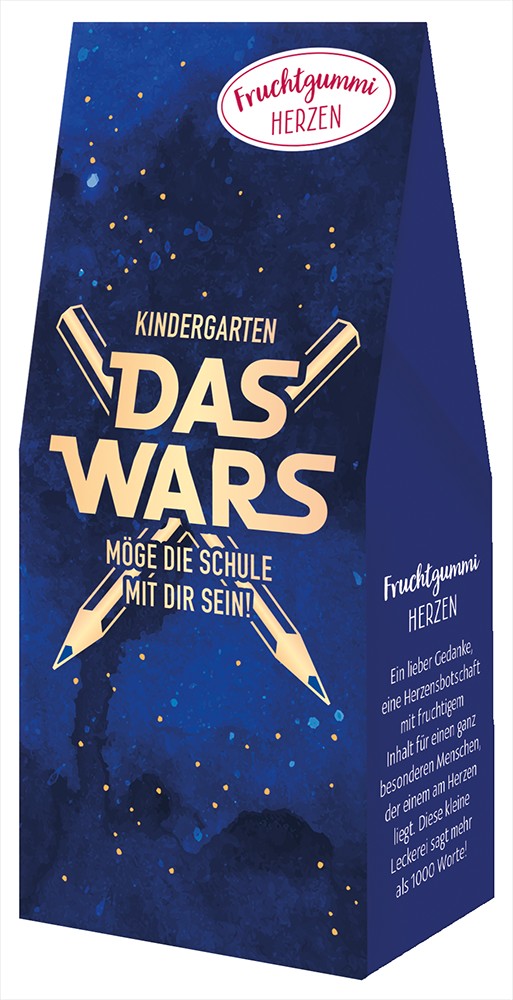 Grafik Werkstatt, Fruchtgummi "Kindergarten Das Wars", 70g