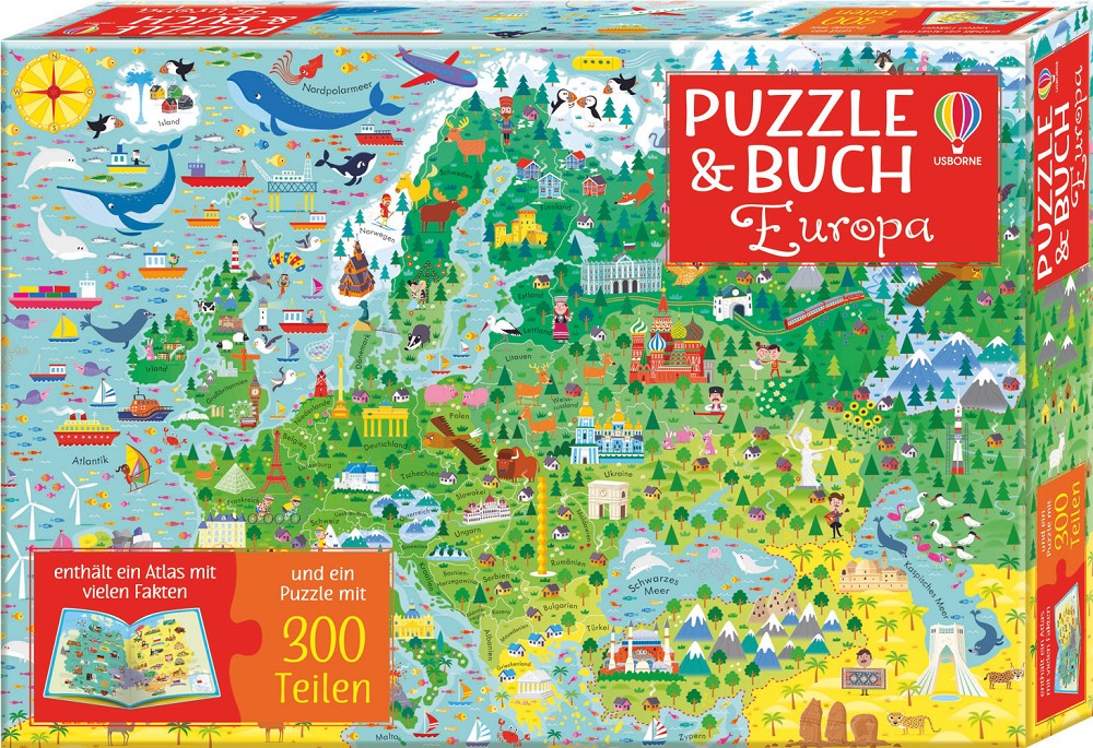 Melmoth Jonathan, Puzzle & Buch: Europa