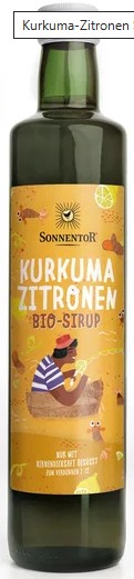 Sonnentor, Kurkuma-Zitronen Sirup, 500 ml