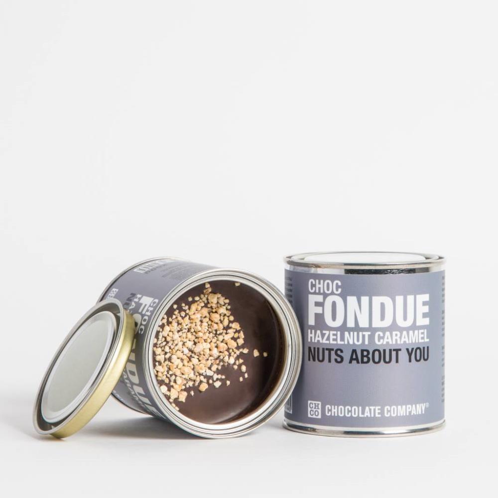 Chocolate Company, Schoko-Fondue-Hazelnut Caramel Nuts 250g