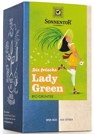 Sonnentor, Die frische Lady Green Tee, 21,6g