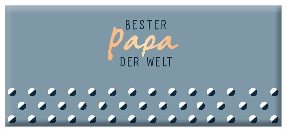 Grafik Werkstatt, Schoko Bester Papa..., 30g