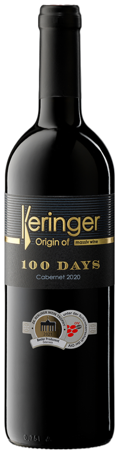 Keringer, 100 days Cabernet 2020, 0,75 l