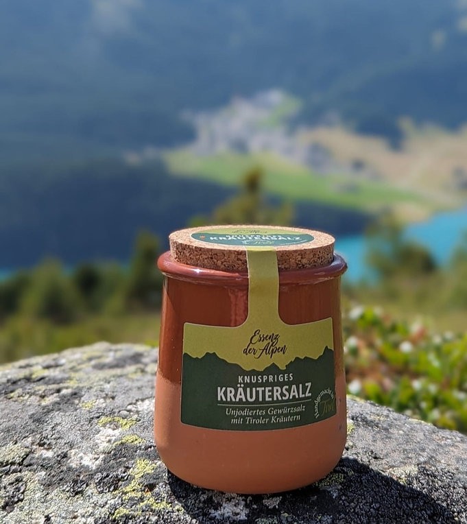 Essenz der Alpen, knuspriges Kräutersalz, 80 g