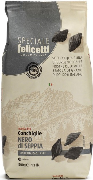 Felicetti, Speciale Conchiglie Nero di Seppia 842, 500g