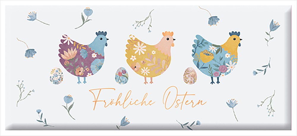 Grafik Werkstatt, Schoko Fröhliche Ostern, 30g
