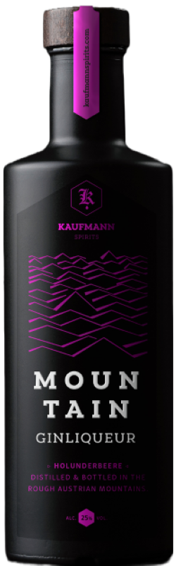 Kaufmann Spirits, Mountain Ginliqueur Holunderbeere 500 ml
