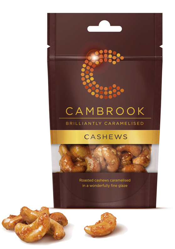 CAMBROOK, Brilliantly Caramelised Cashews, 80 g