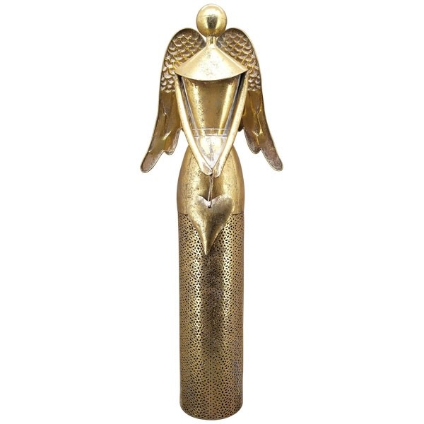 Engel Doré, gold, Metall, 25x13,5x68,5 cm