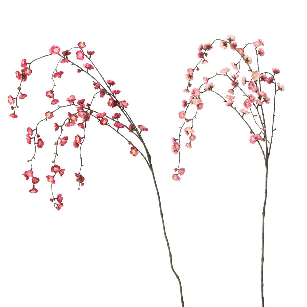 Dekozweig Kirschblüte, 1 Stück, 2-fach sortiert