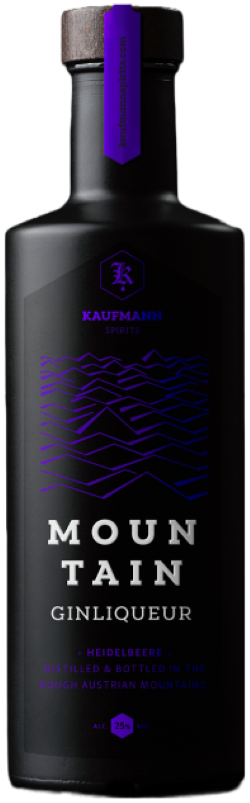 Kaufmann Spirits, Mountain Ginliqueur Heidelbeere 500 ml