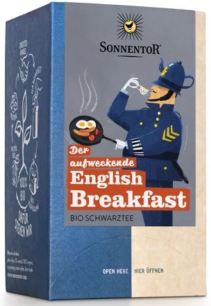 Sonnentor, Der aufweckende English Breakfast Tee, 32,4g