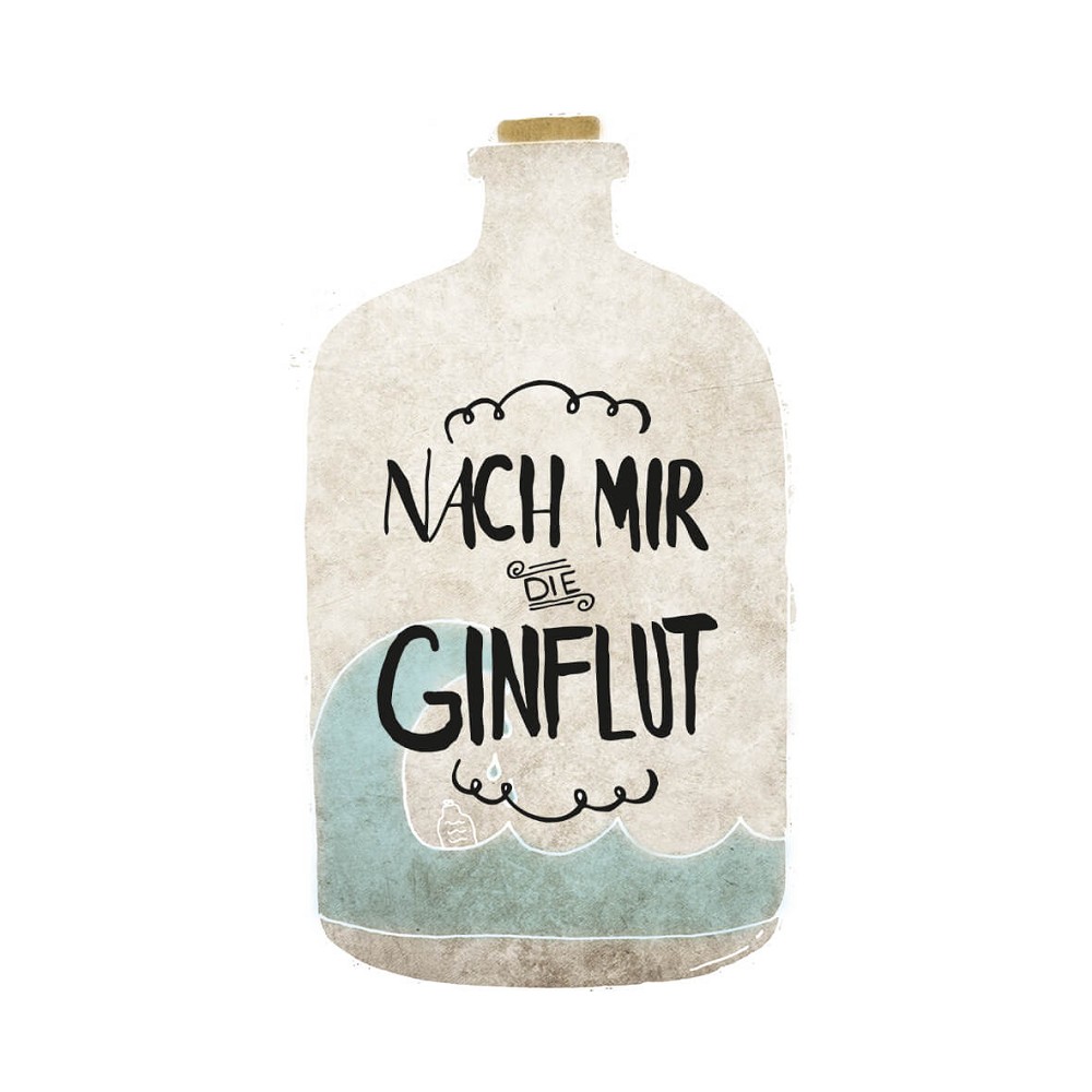 ppd, Ginflut Cocktail-Servietten 25x25 cm
