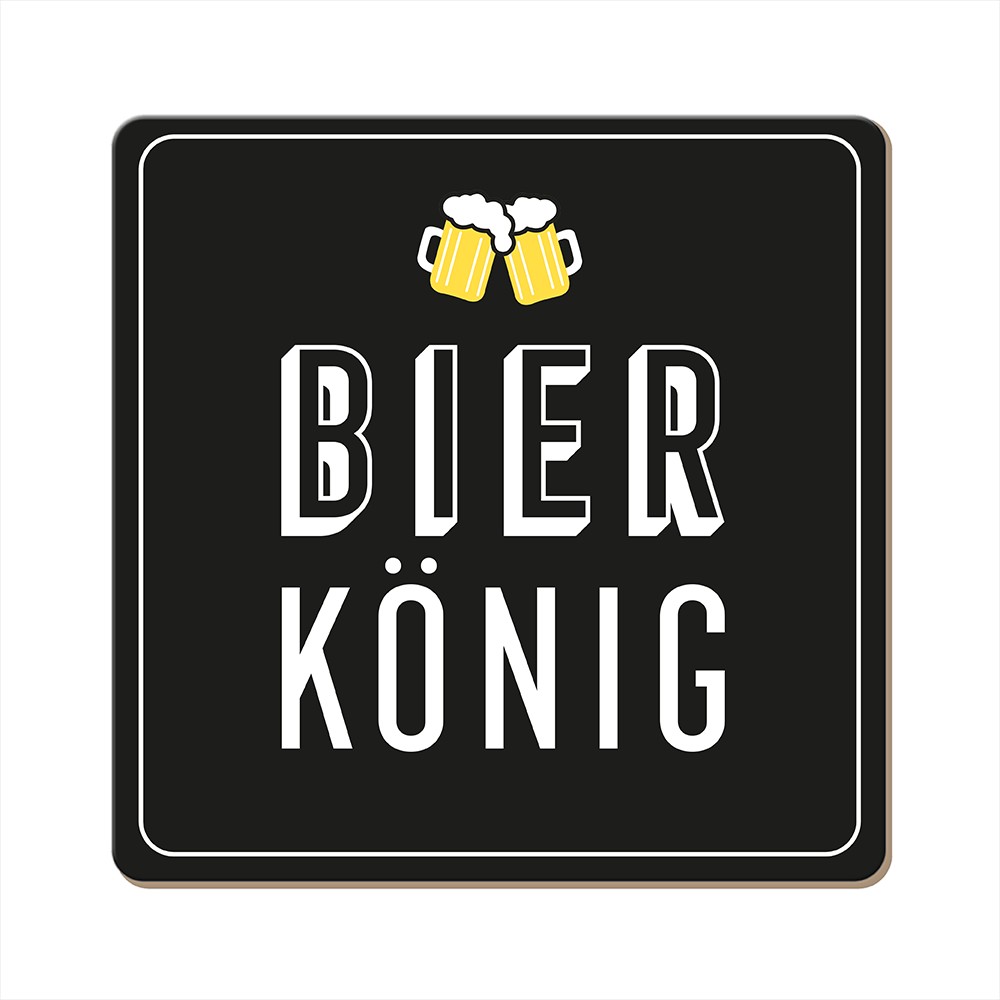 Grafik Werkstatt, Untersetzer 63933 - Bier König
